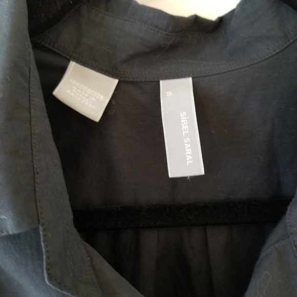 SIBEL SARAL ruffle shoulder button down blouse - Picture 2 of 4